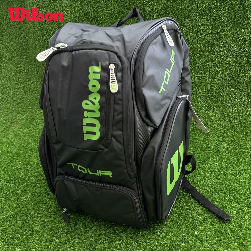 Теннисная сумка Wilson высокой вместимости, 2 теннисных ракетки, теннисный рюкзак, повседневная портативная сумка для судовых ракеток, мужской и женский спортивный рюкзак