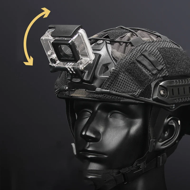 GoPro Hero Action Camera Helmet Fixed Mount Base Adapter  for FAST/MICH/NVG Camera Holder Install Helmet Accessories