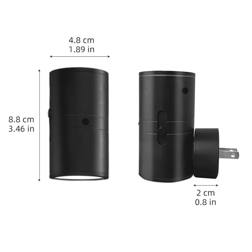 Luci notturne da 1/2/4 pezzi collegate a parete Luce notturna a LED dimmerabile con sensore di luce Luminosità regolabile per corridoio camera da letto