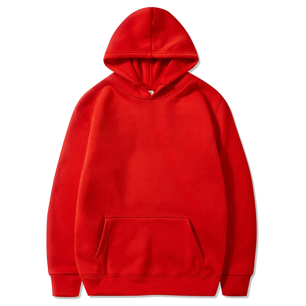 Sudaderas con capucha para hombre, jersey informal para primavera y otoño, sudaderas con capucha de Color sólido, sudadera negra de gran tamaño, Top para hombre