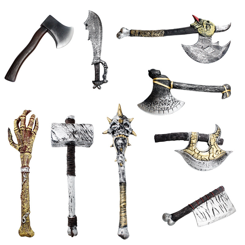 PU Simulation Axe Toy Wolfsbane Sword Halloween Weapons Cosplay Film and Television Performances Photography Props Kids Gift