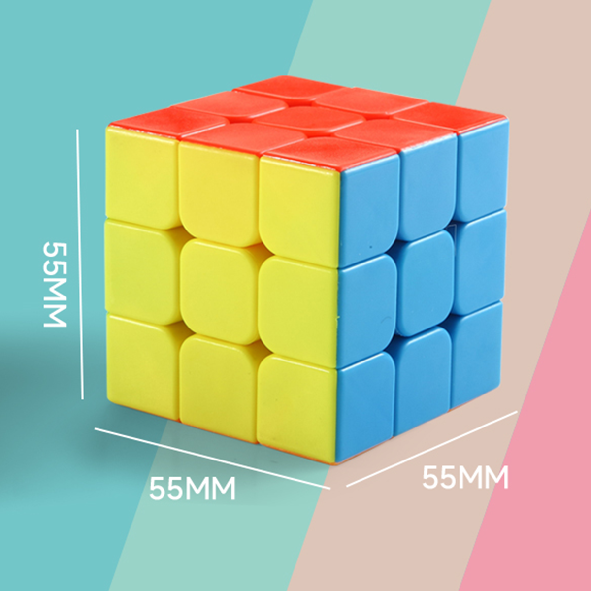 3x3x3 cúbico adesivo alívio do estresse quebra-cabeça educação profissional competição de velocidade suave brinquedo das crianças presentes