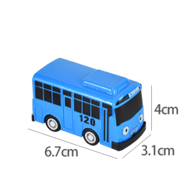 Mini Boomerang bus Pull Back Car can Open the Door Small Bus set Toys Educational toys for children