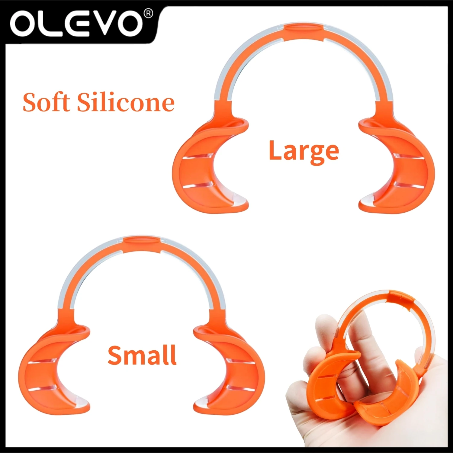 Dental Mouth Opener Soft Silicone C-Shape Intraoral Lip Cheek Retractor Orthodontic Expander Dentistry Oral Care Tool Materials