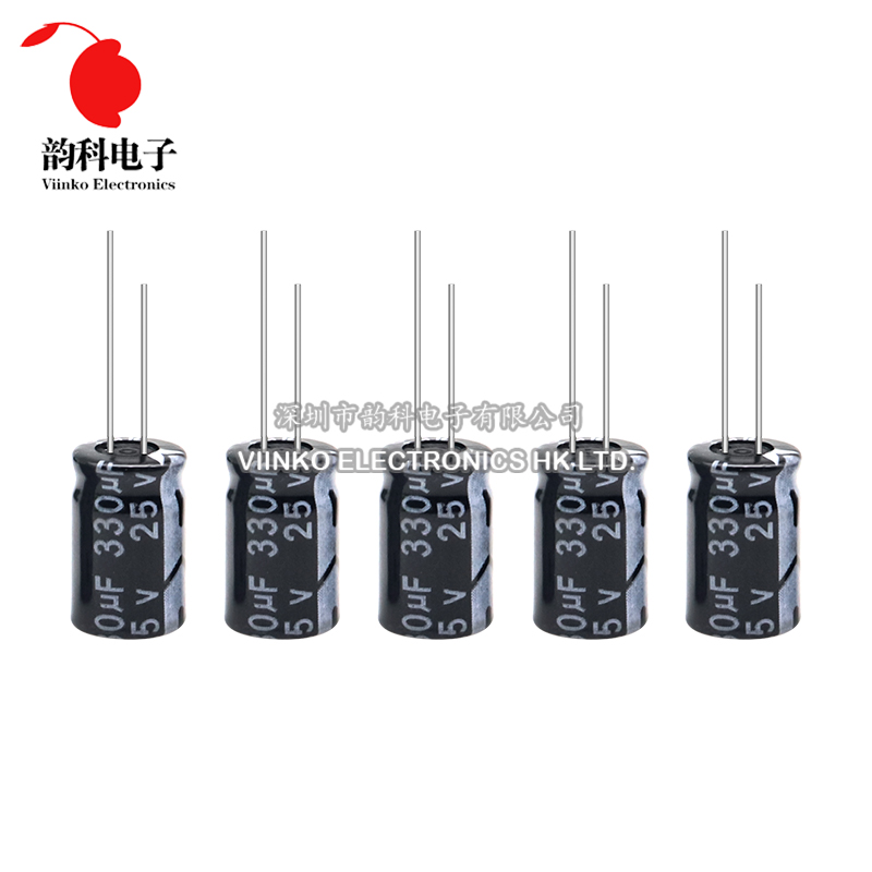Condensador electrolítico de aluminio de 25V 10UF 22UF 33UF 47UF 100UF 220UF 470UF 680UF 1000UF 2200UF 3300UF 4700UF 6800UF 22000UF