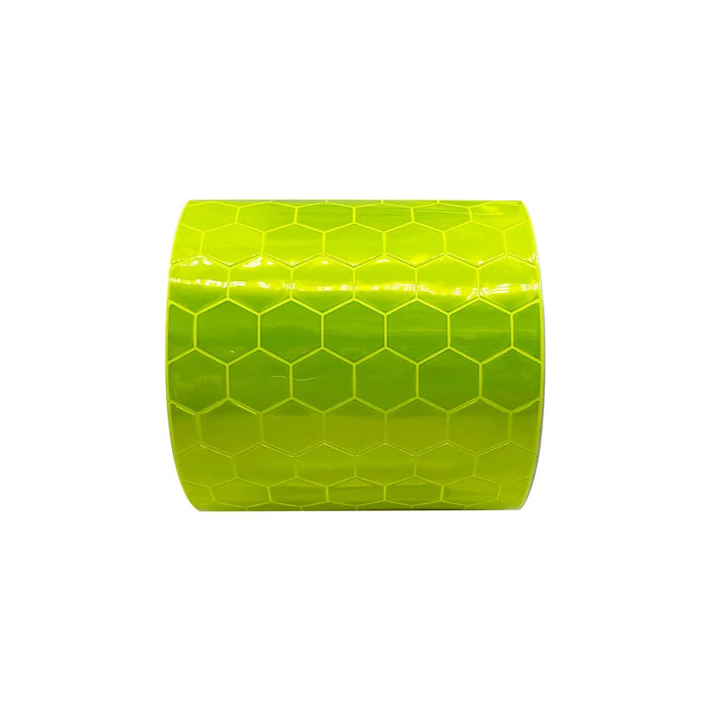 Roadstar 10cmX5m Microprismatic Reflective PVC Tape Sticker for Traffic Cone Delineator Post Self-Adhesive Warning Mark