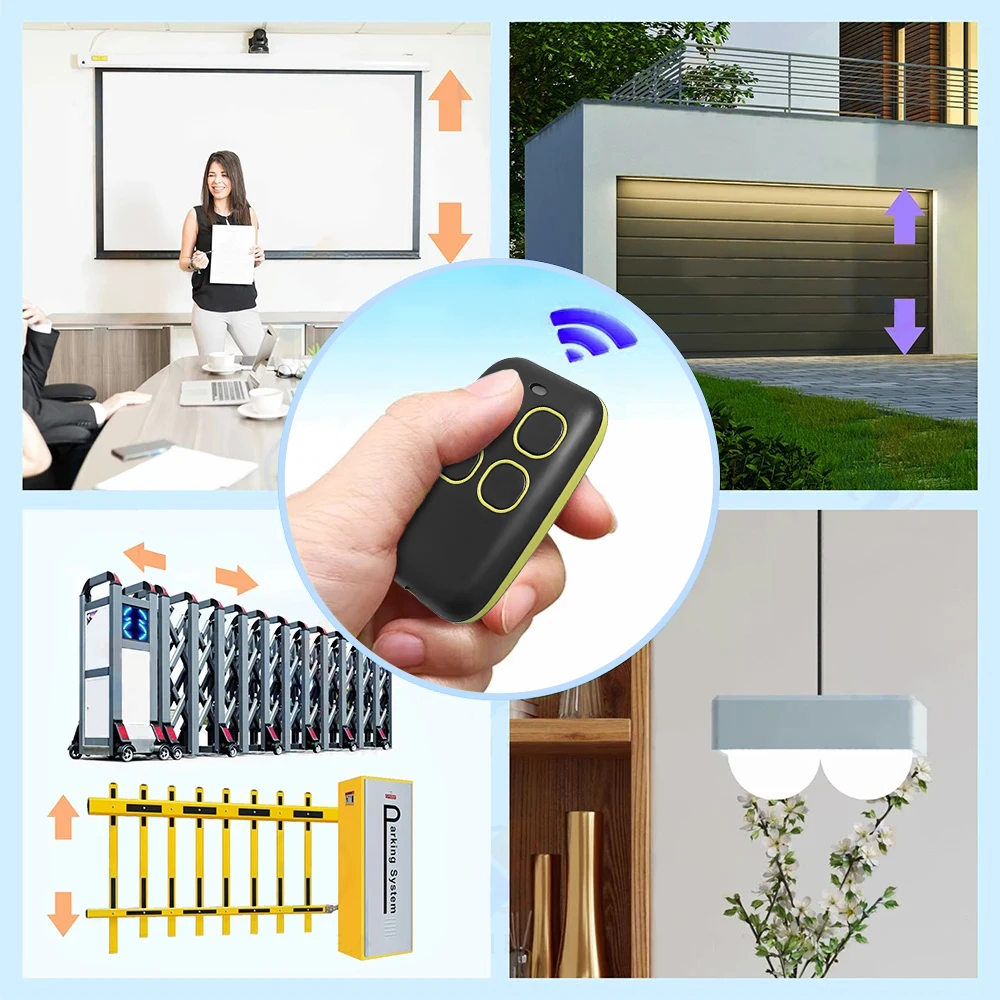 Multi-frequency Universal Garage Control Door Remote Controller 280-868mhz Gate Control 433mhz 315 390 Copier Duplicator