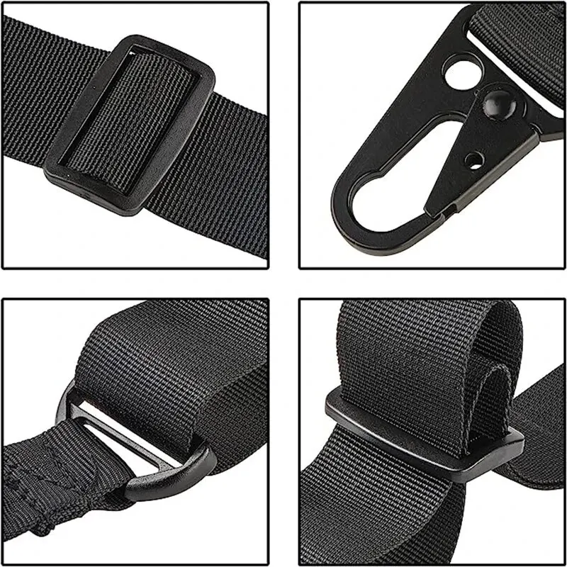 สลิงไนลอนแบบ Dual Point เกี่ยวกับยุทธวิธี: เหมาะสําหรับการล่าสัตว์และการผจญภัยกลางแจ้ง ปรับได้!