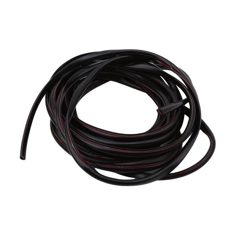 5m auto universal porta do carro borda de borracha protetor contra riscos moldagem tira tiras de proteção vedação anti-fricção diy carro-estilo