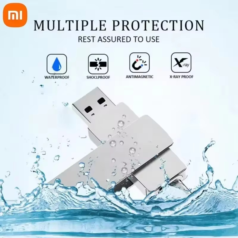 Xiaomi USB 3.2 16TB USB Flash Drive Memory Type-C 2-In-1 8TB 4TB OTG Pendrive 2TB High Speed Flash Disk 1TB For PC Laptop