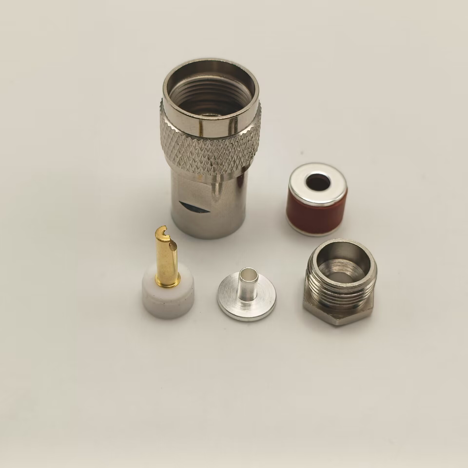 1pce Stecker UHF PL259 Stecker Klemme RG58 RG142 LMR195 RG400 Kabel Gerade Adapter