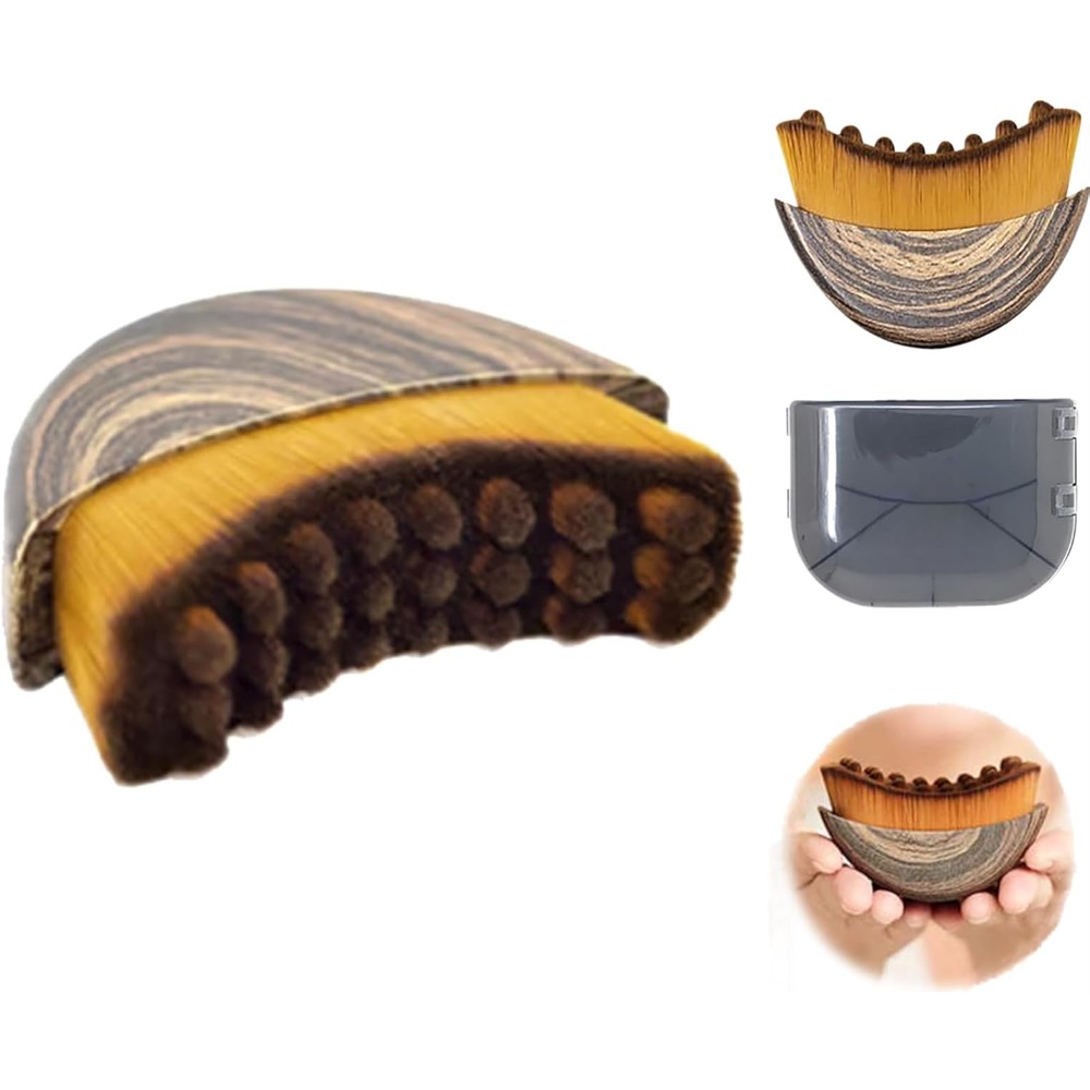Cepillos de contorno linfático para cara y cuerpo, masajeador de drenaje linfático para cepillado en seco, cepillo facial para esculpir la barbilla y la mandíbula