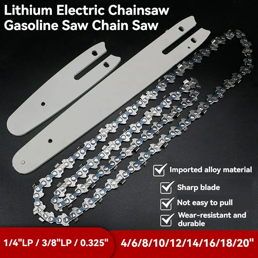 4/6/8/10/12/14/16/18/20 inch Electric Gasoline Chainsaw 28/33/37/40/45/50/52/55/56/59/62/64/72/76 DL Drive Links Chain Saw Blade