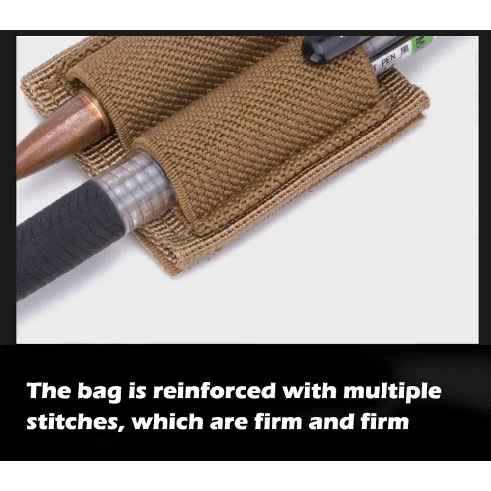 Tactical 2-Round Cartridge Holder Patch - Adhesive Hook Loop | Hunting Rifle M4 Shotgun Bullet holder