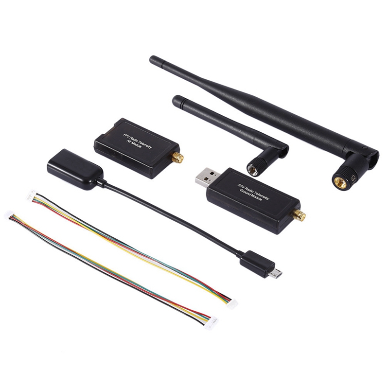 3DR Radio Telemetry 433Mhz 500MW 3DR Digital Transmission Module Kit With OTG Cables For APM 2.8 /Pixhawk 2.4.8