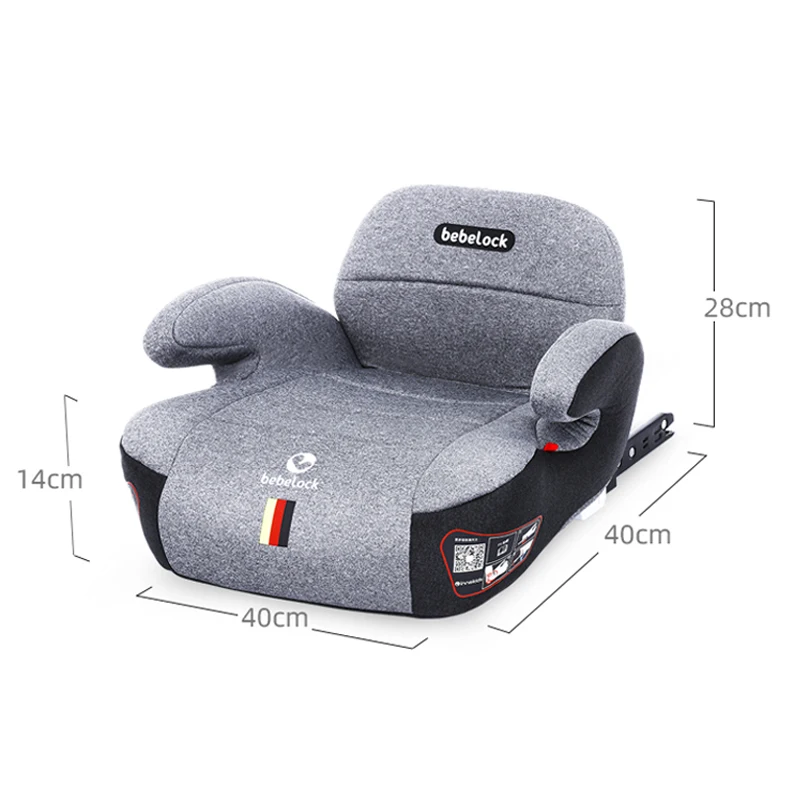 พับรถเด็กปลอดภัยที่นั่งเด็กแบบพกพารถ Booster เบาะนั่ง ISOFIX Interface เด็กรถที่นั่งสำหรับ3 ~ 12ปีเก่า