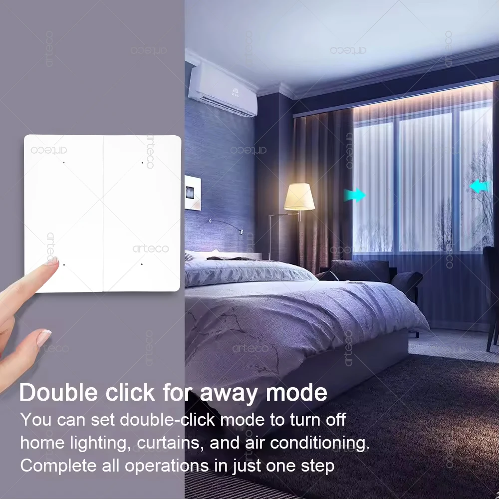 Zigbee Smart Scene Switch Draadloze afstandsbediening met drukknop Smart Home Automation Scenarioschakelaar Werkt met Home Assistant