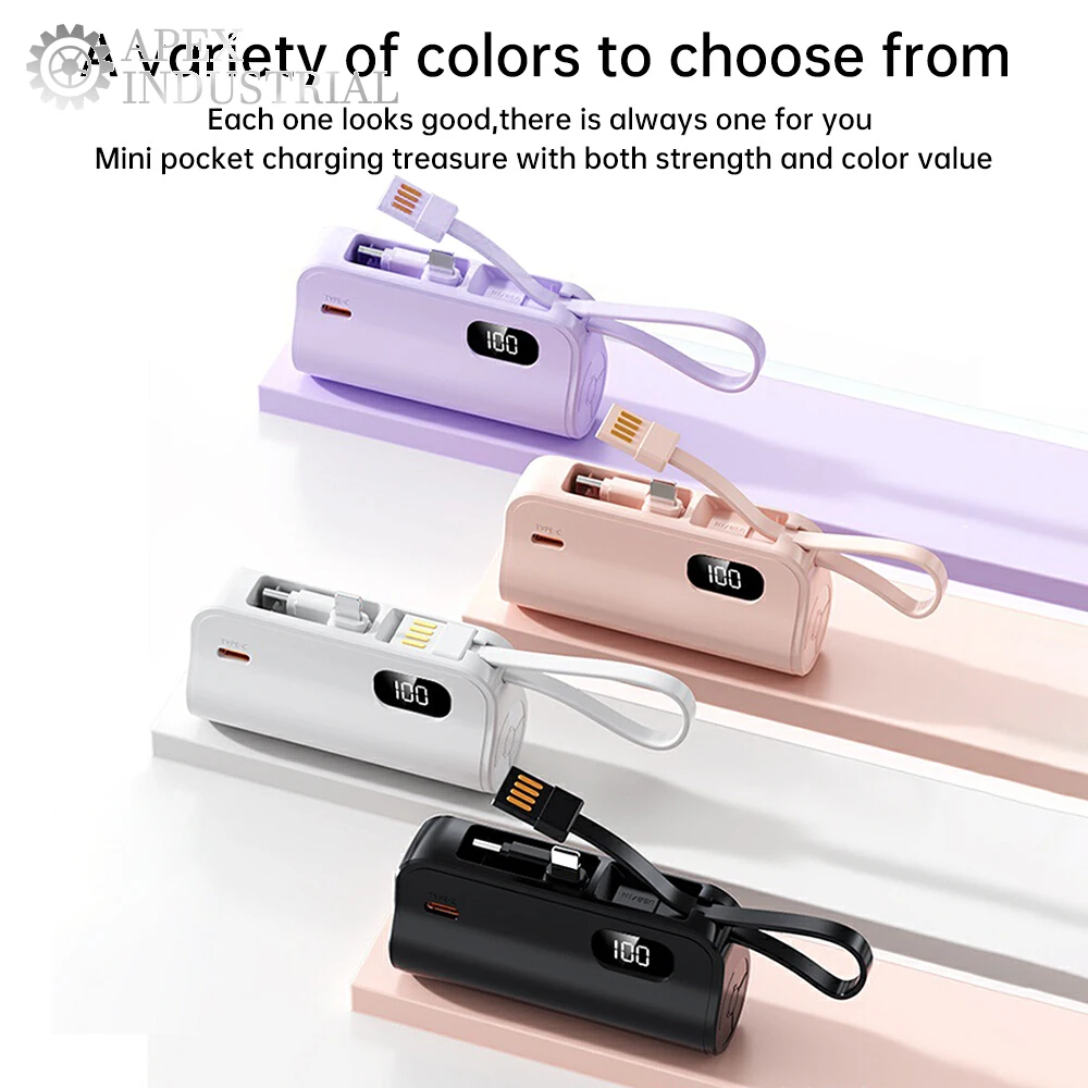 Мини 1x21700 Power Bank, чехол для зарядного устройства, капсульный мобильный аккумулятор, чехол «сделай сам», USB Type-C ярких цветов для сотового IPhone