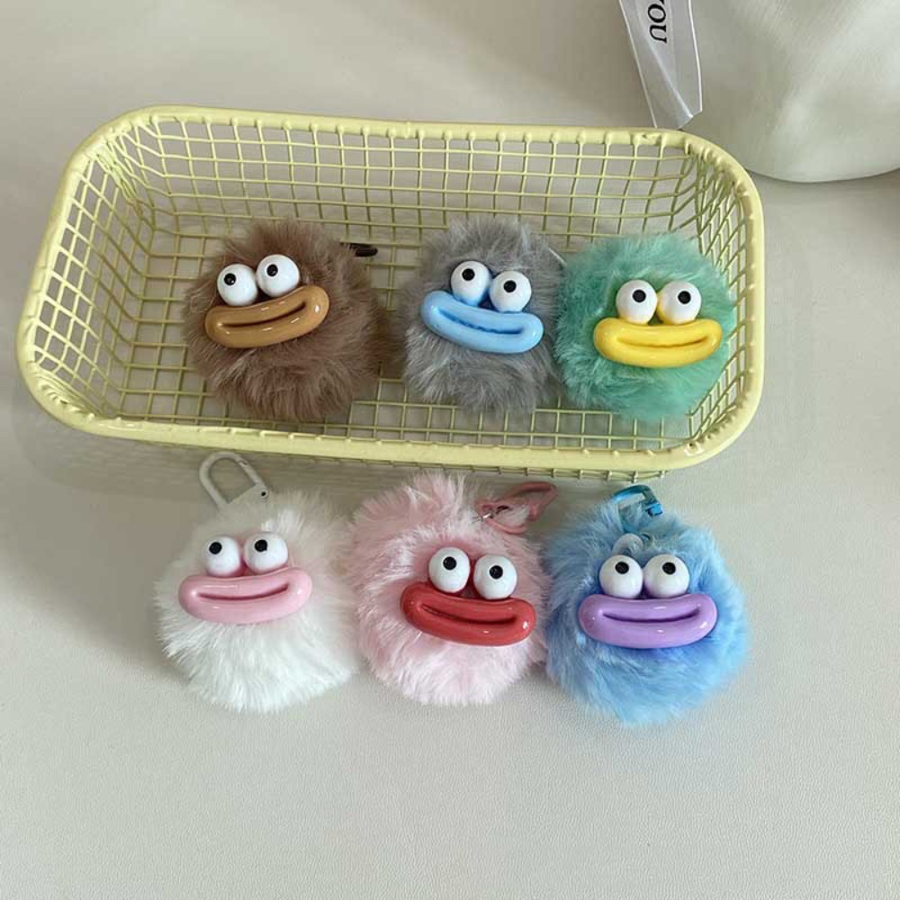 Плюшевый забавный брелок с изображением колбасы, плюшевая кукла, кулон, брелок с колбасным ртом, уродливый милый брелок для ключей, плюшевый кулон с большим ртом