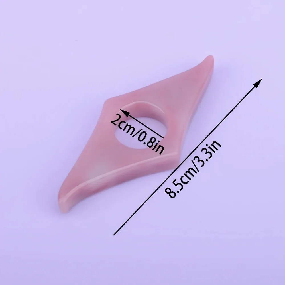 Soporte creativo para libros de pulgar de resina, ayuda para lectura y expansor, reduce la fatiga ocular, marcapáginas duradero, para estudiantes y lectores, 1 ud.