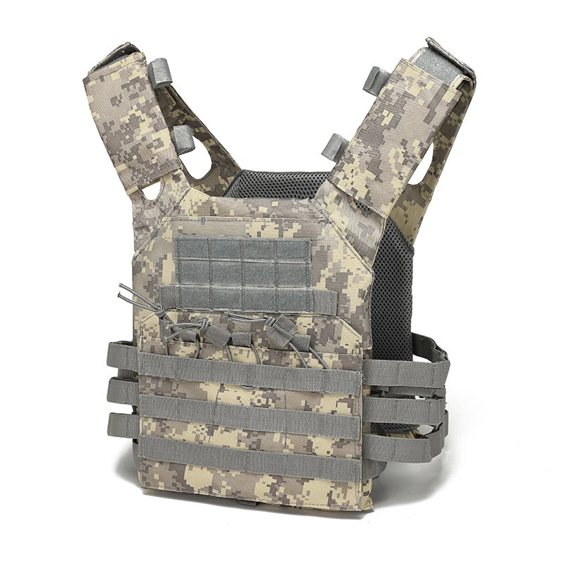 เสื้อกั๊กยุทธวิธีกลางแจ้งมัลติฟังก์ชั่น MOLLE ขยายเสื้อกั๊ก JPC น้ําหนักเบา