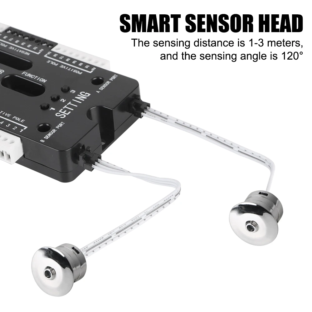 Adjustable Brightness For Stairs Flexible Strip LED Motion Sensor Stair Light Controller Kit DC 12V 24V 32 Channels