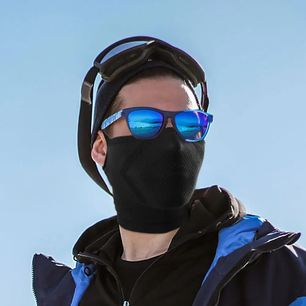 Windproof Motorcycle Face Masks Breathable Elastic Soft Reusable Half Mask Neck Gaiter Motorbike Motocross Motorcycle Equipment