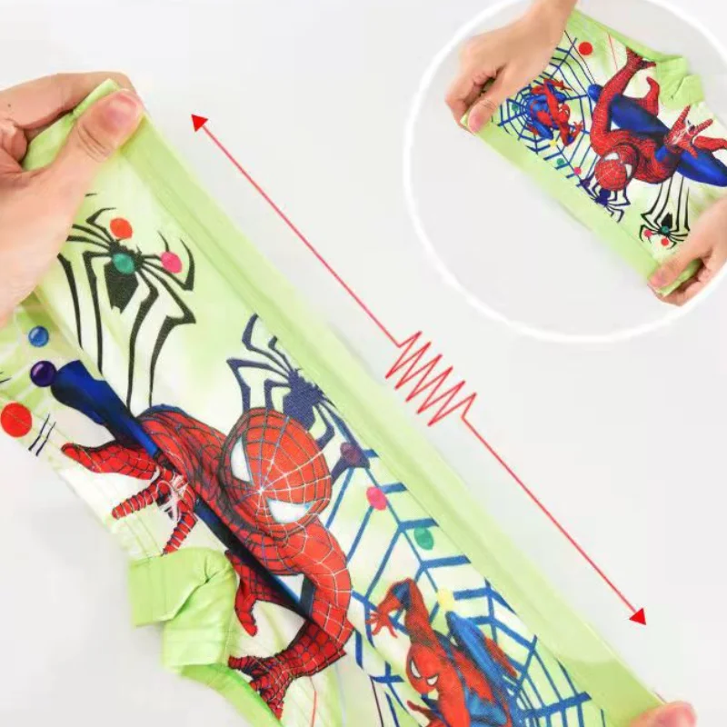 Calzoncillos Boxer con estampado de SpiderMan para niños y niñas, calzoncillos suaves y transpirables de princesa Anna Elsa Frozen, calzoncillos de colores aleatorios con dibujos animados