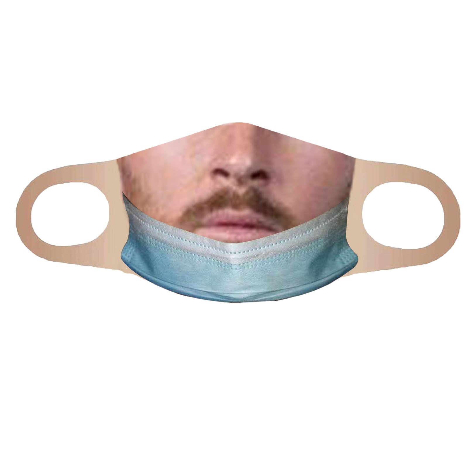 หน้ากาก unisex ที่ทันสมัยล้างทําความสะอาดได้และนํากลับมาใช้ใหม่ได้หน้ากากพิมพ์ลายช่องปากน่ารักหน้ากากสบายเหมาะสําหรับกิจกรรมกลางแจ้ง