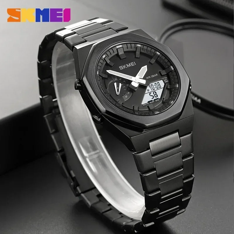 Reloj SKMEI de cuarzo informal a la moda para negocios, reloj de pulsera resistente al agua con fecha ligera 1816, reloj Masculino, relojes deportivos para hombre