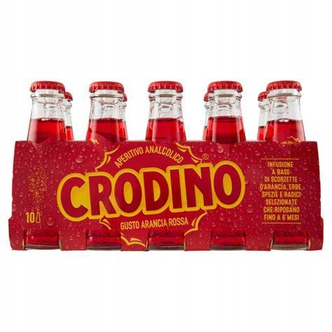 Gusto Arancia Rossa Getränk 10x100ml - Crodino-Aperitif