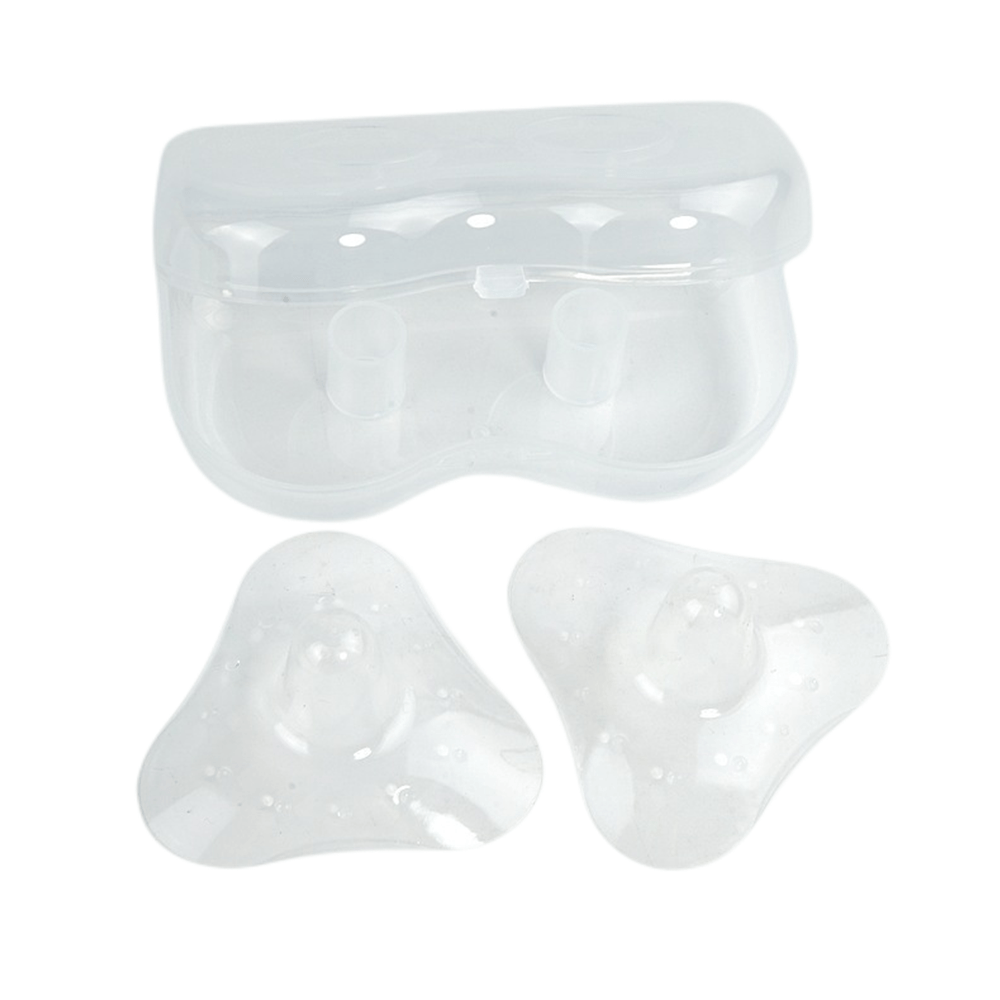 Protectores de silicona para pezones, cubierta protectora para Extractor de leche materna, 2 unidades