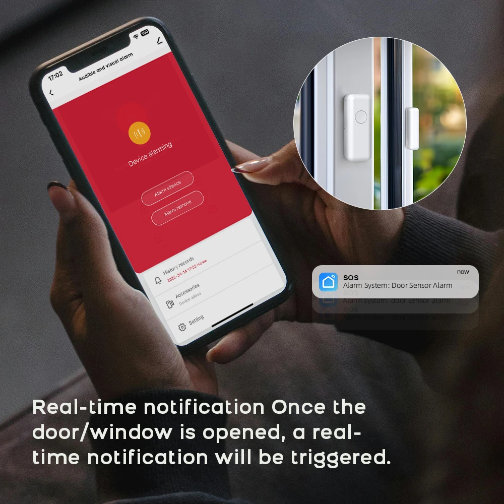 MULO-Home Burglar Security Alarm System, 433MHz, GSM, Wireless, PG103, Wi-Fi, Tuya Smart App, trabalhar com Alexa, 433MHz