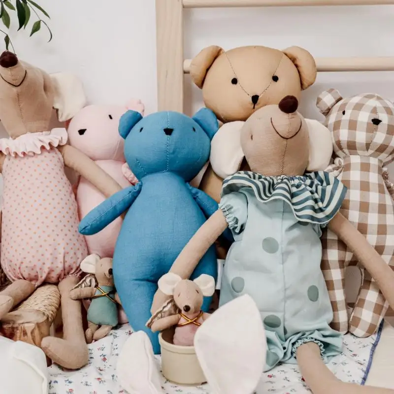 Bambola di cotone danese in stile nordico per bambini da masticare, accompagnare e lenisce le bambole, le bambole, le bambole decorative