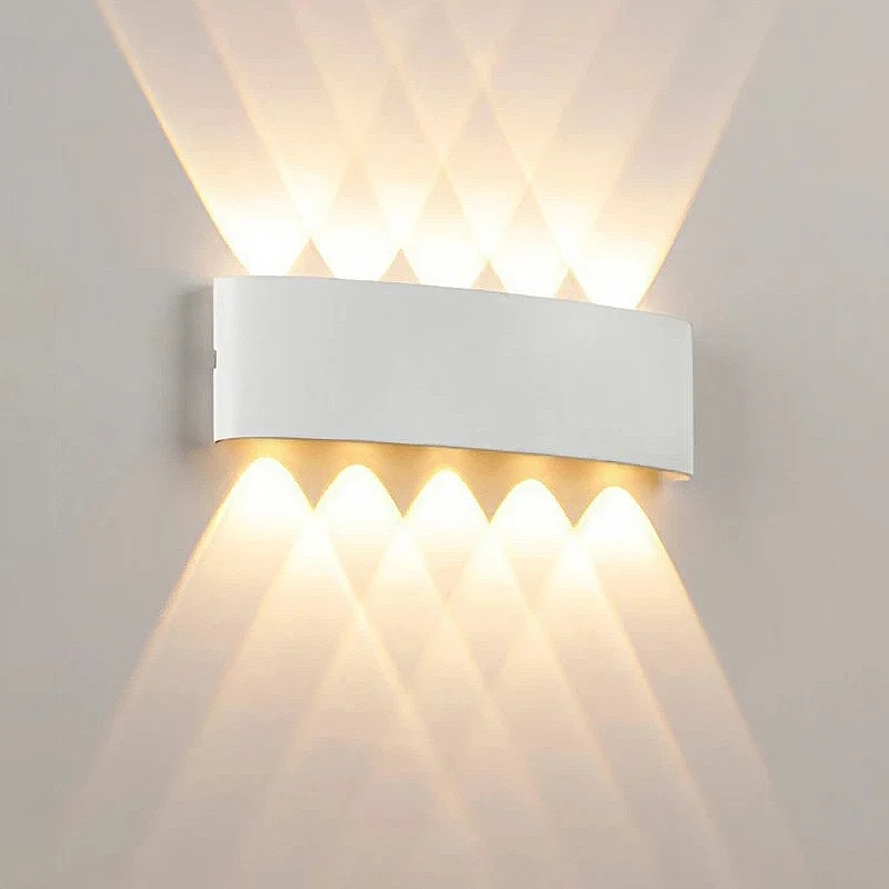 Lâmpada de parede led luz de parede interior para cima e para baixo luz quarto sala estar escadas iluminação luzes do jardim AC85-265