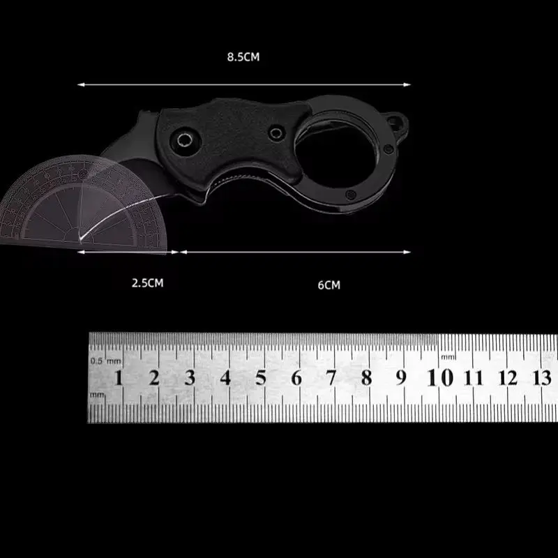 휴대용 야외 포켓 나이프, EDC 키 나이프, 발 나이프 케이스 오프너, 휴대용 목걸이, 미니 포켓 나이프