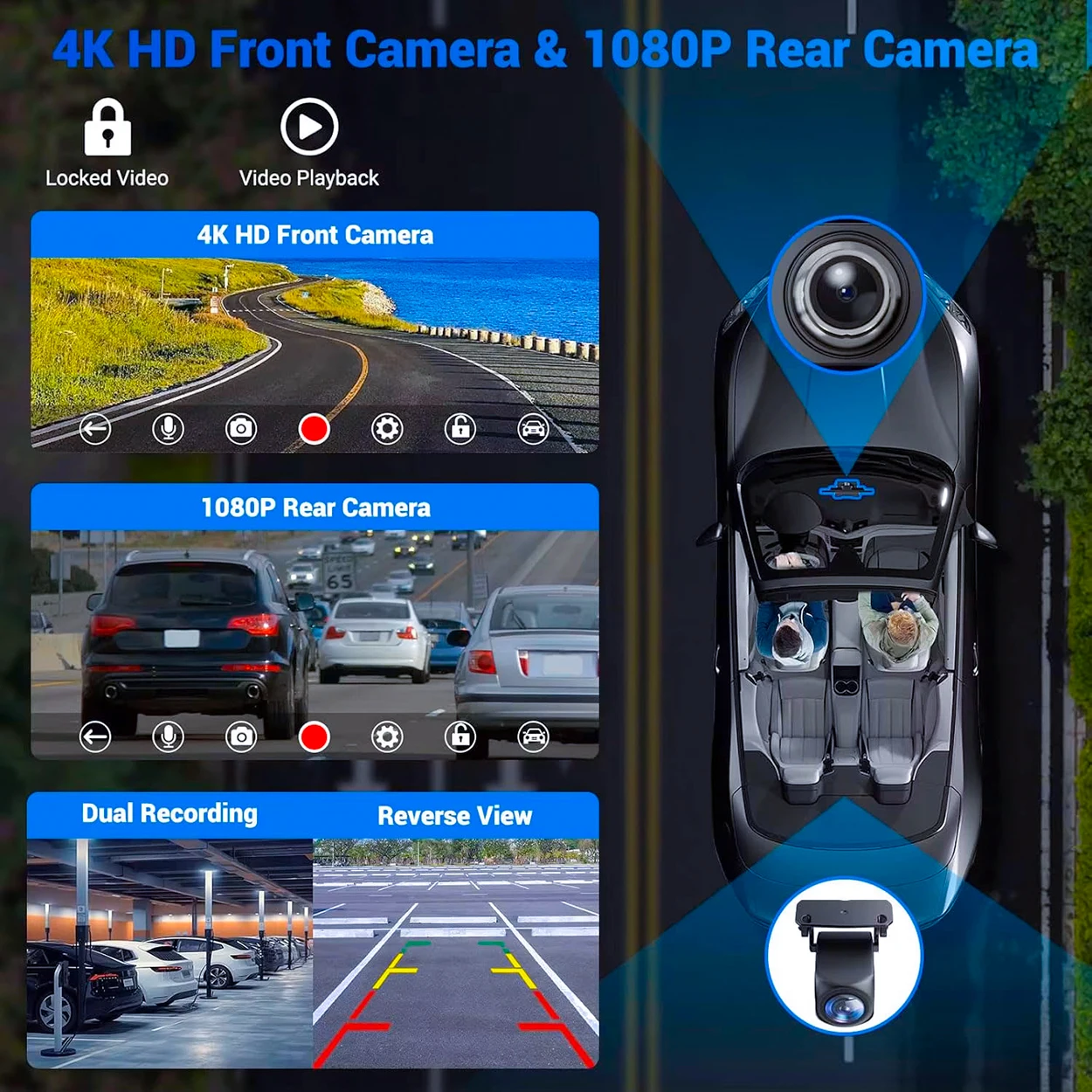 Uniwersalny przenośny ekran CarPlay Pionray 7/10 cali z Android Auto do radia samochodowego, bezprzewodowy ekran CarPlay dla Apple