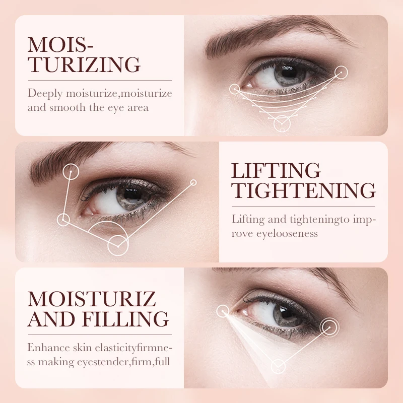 Creme para os olhos com retinol, reduz olheiras e rugas, hidrata e aperta os olhos, creme para os olhos, produto coreano para cuidados com os olhos