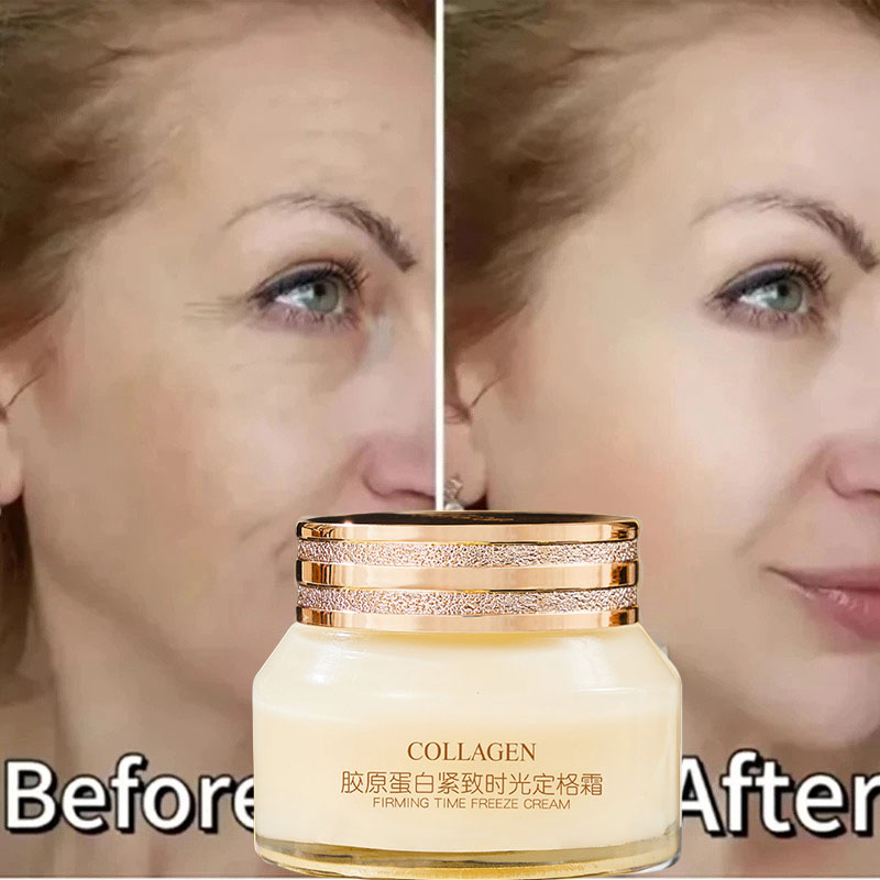 Crème au collagène Lifting Crème raffermissante hydratanteReduce les rides et les ridules éclaircit 50g