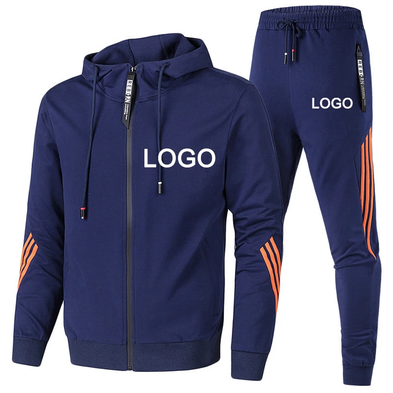 Sudaderas con capucha y pantalones con estampado personalizado para hombre, conjunto de 2 piezas, sudaderas deportivas para gimnasio a la moda, trajes deportivos para ejercicio al aire libre