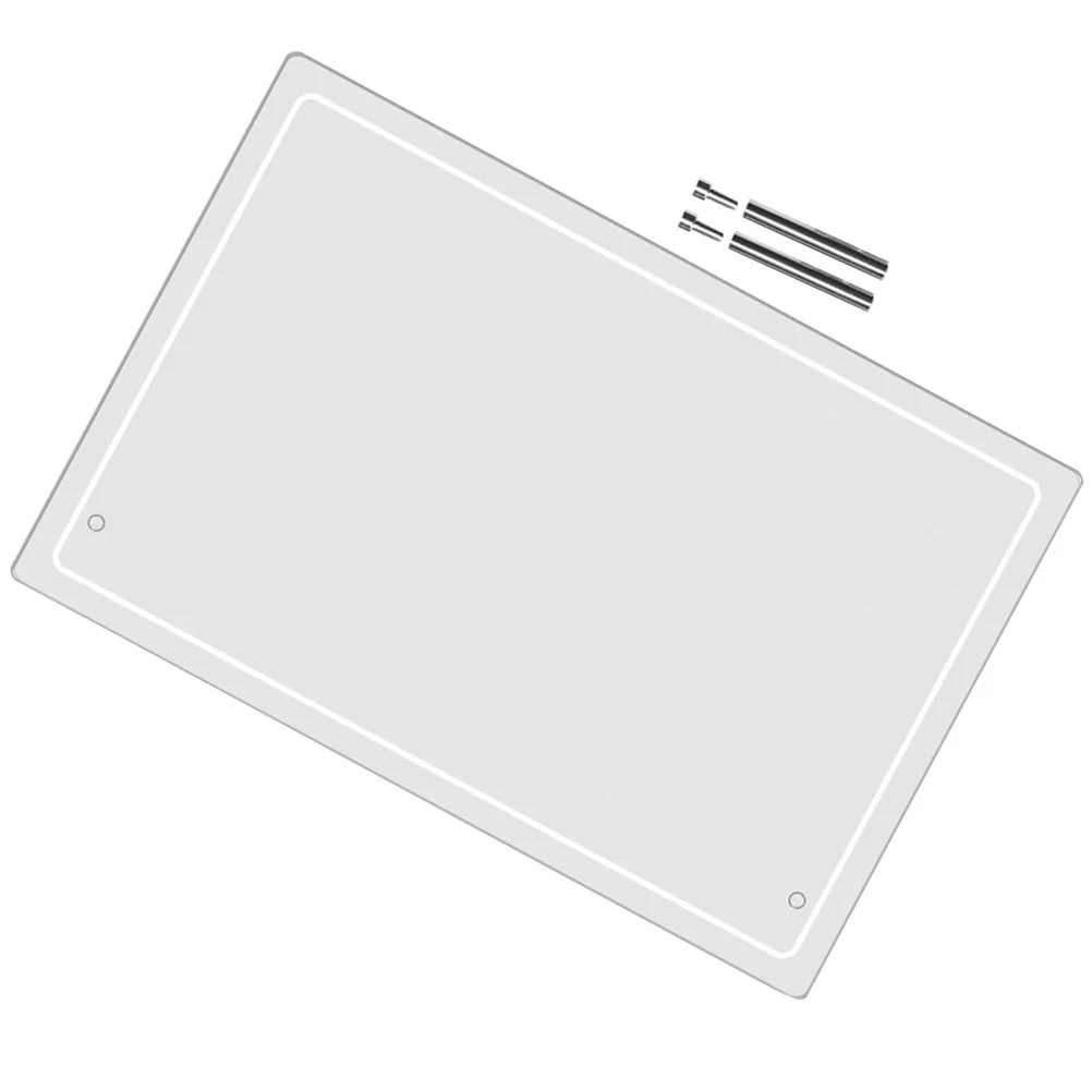 1 Satz Acryl Memo Schreib brett transparente Memo Board Schreibtisch Acryl Board Tisch Schreibtafel