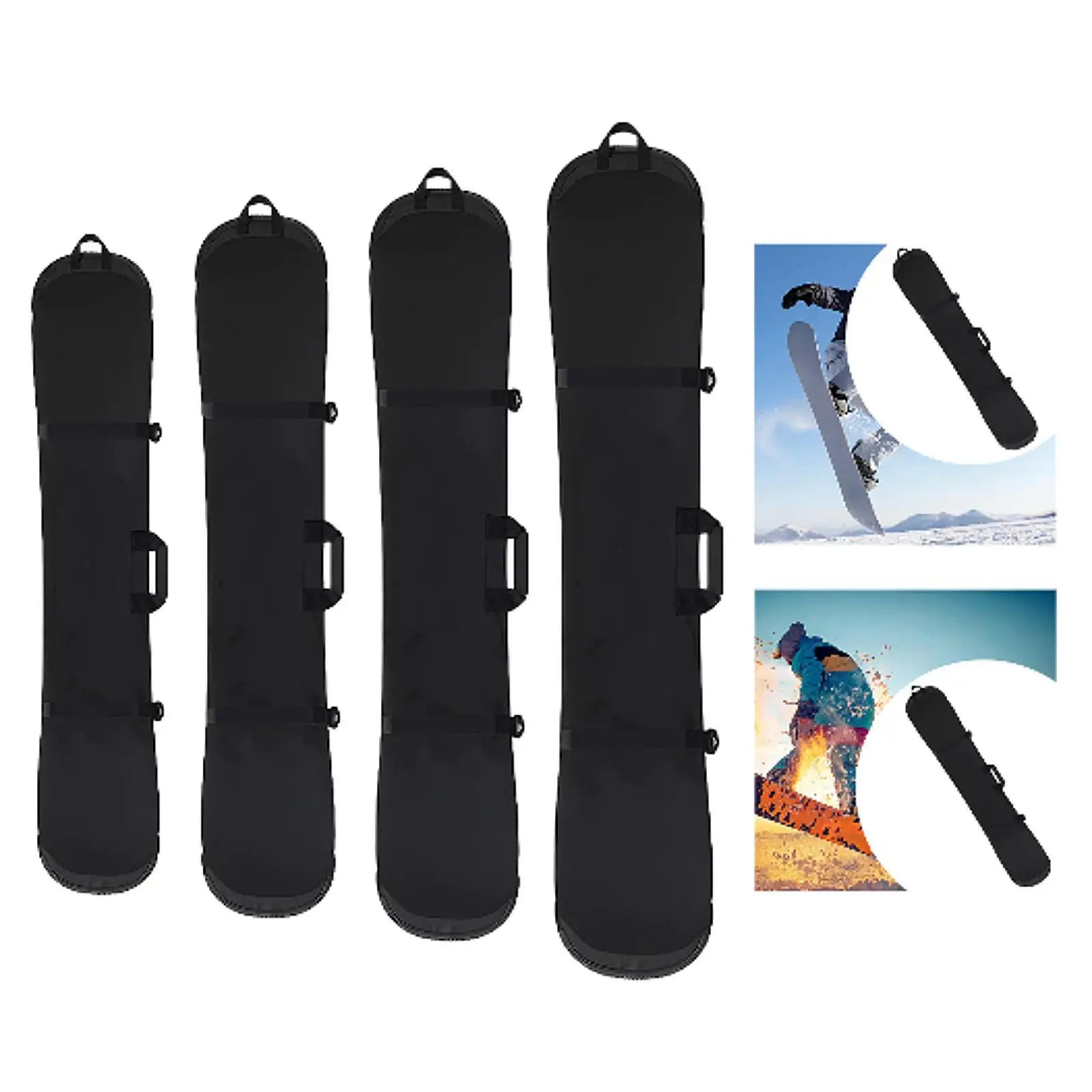 Torba do przechowywania rękawa na snowboard Torba podróżna na pojedynczy pokrowiec na snowboard Torba narciarska do jazdy na deskorolce Sporty zimowe Łyżwiarstwo
