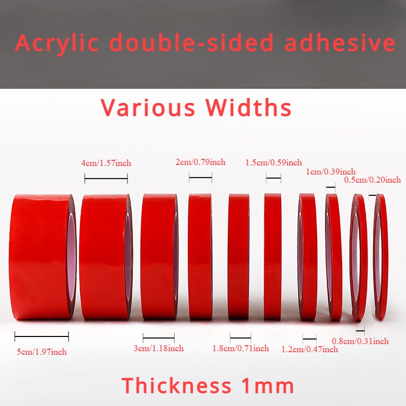 Magic Ten Thousand Times Nano doppelseitiges Klebeband, stark, ultradünn, transparent, wasserdicht, Acryl, Auto, zweiseitiger Klebstoff, nicht