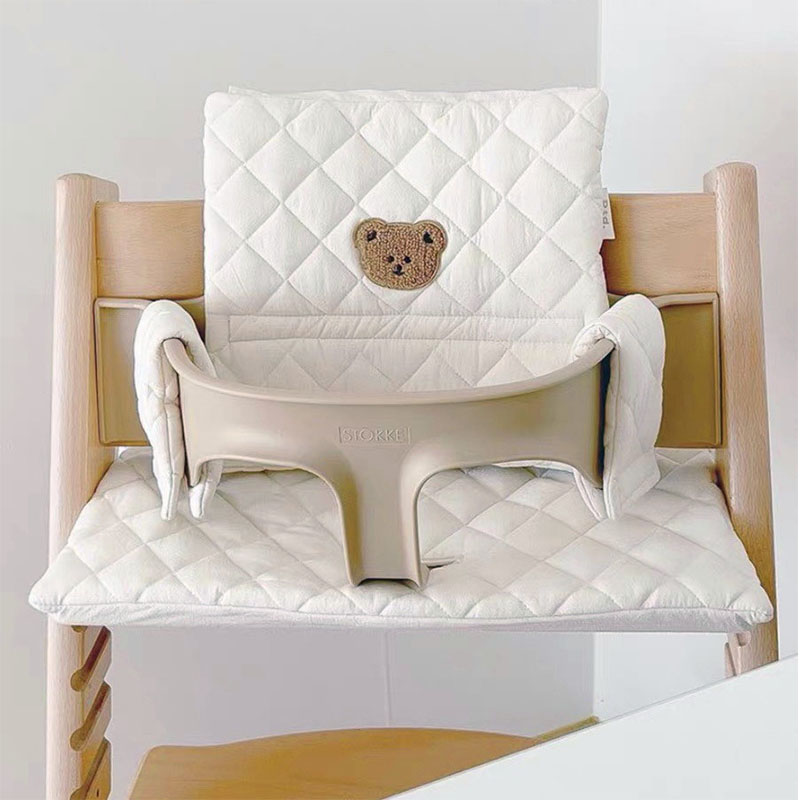 Highchair Cushion Washable Kids Dinner High Chair Seat Cushion Comfort Liner Mat Pad Back Cushion Home High Chair Accessories