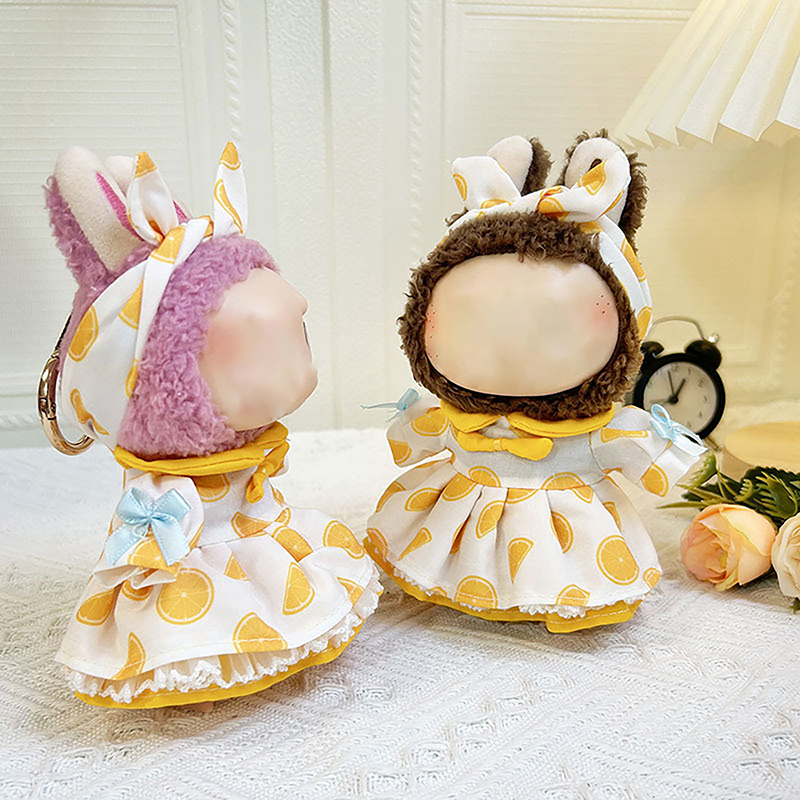 かわいいミニぬいぐるみの服衣装のみの衣類アクセサリー 17 センチメートル Labubu 人形セーターパーカー服 DIY キッズギフト