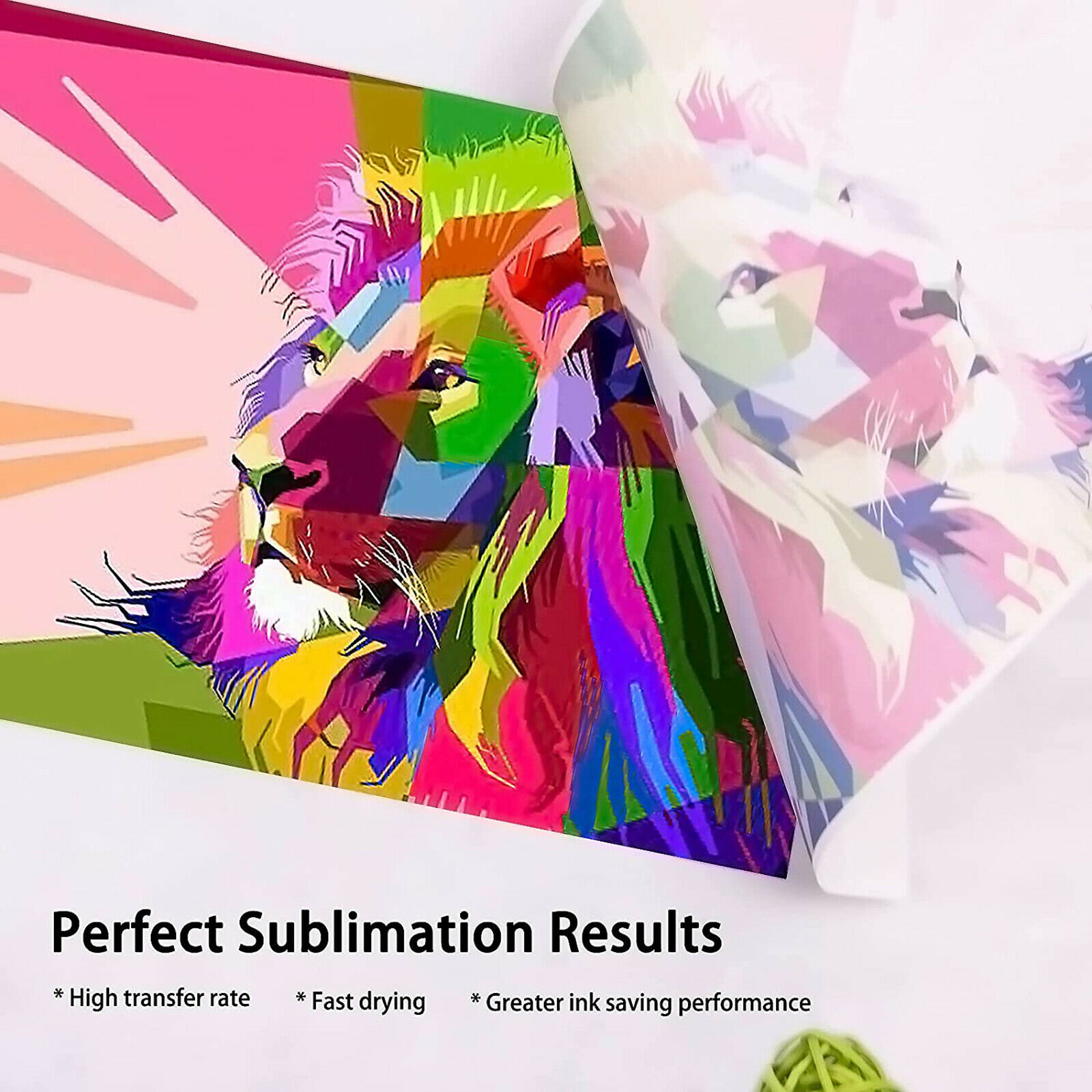 HTVRONT 150 Sheets A4(US)8.5 x 11 inches Sublimation Paper Heat Transfer Paper for Inkjet Printer T-shirt Clothes Printing 120g