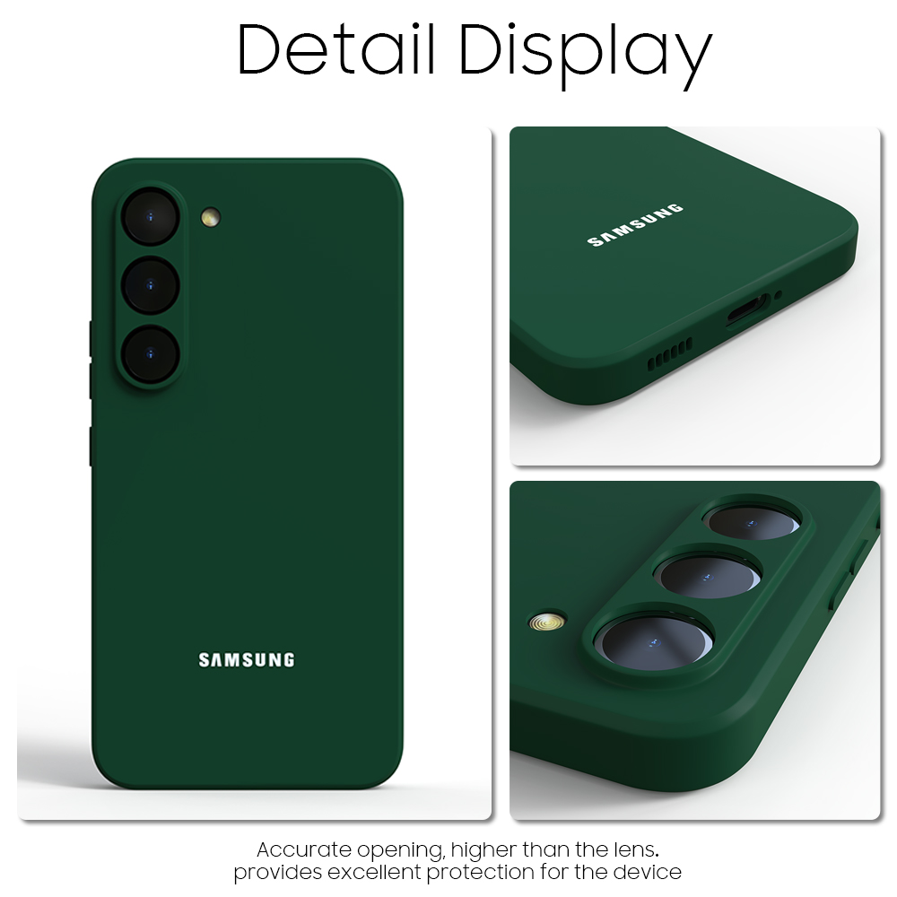 For Samsung Galaxy S24 S23 S22 S21 S10 Plus FE Ultra A55 A54 A35 A34 A16 Silicone Case Shockproof Soft-Touch Back Cover Funda