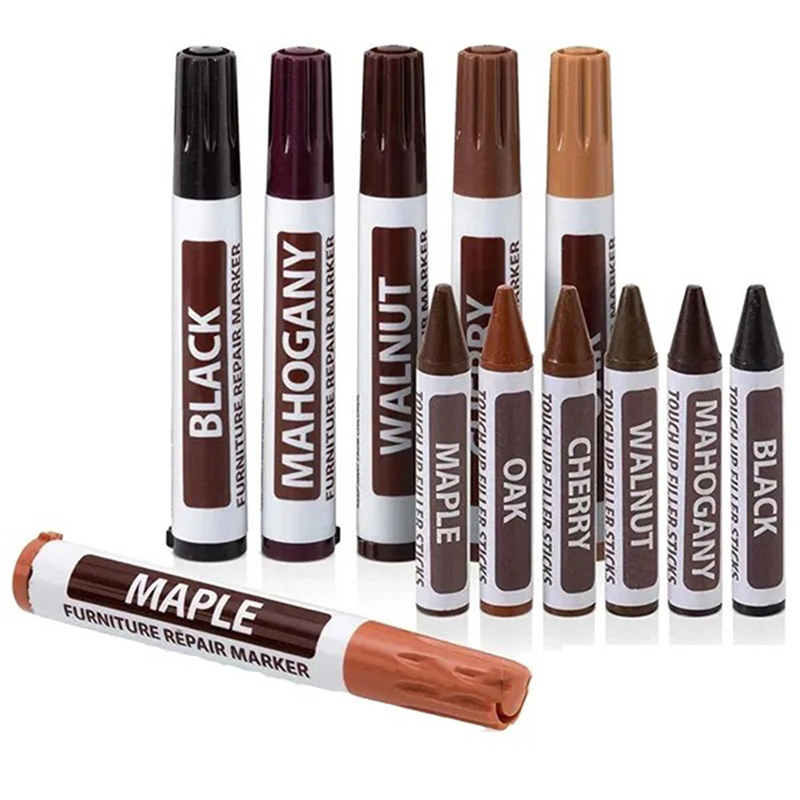 8-цветные водонепроницаемые инструменты для ретуши мебели, инструменты для рисования, пятен от царапин, пилинг краски, ремонт, маркировочная ручка, маркер большой емкости