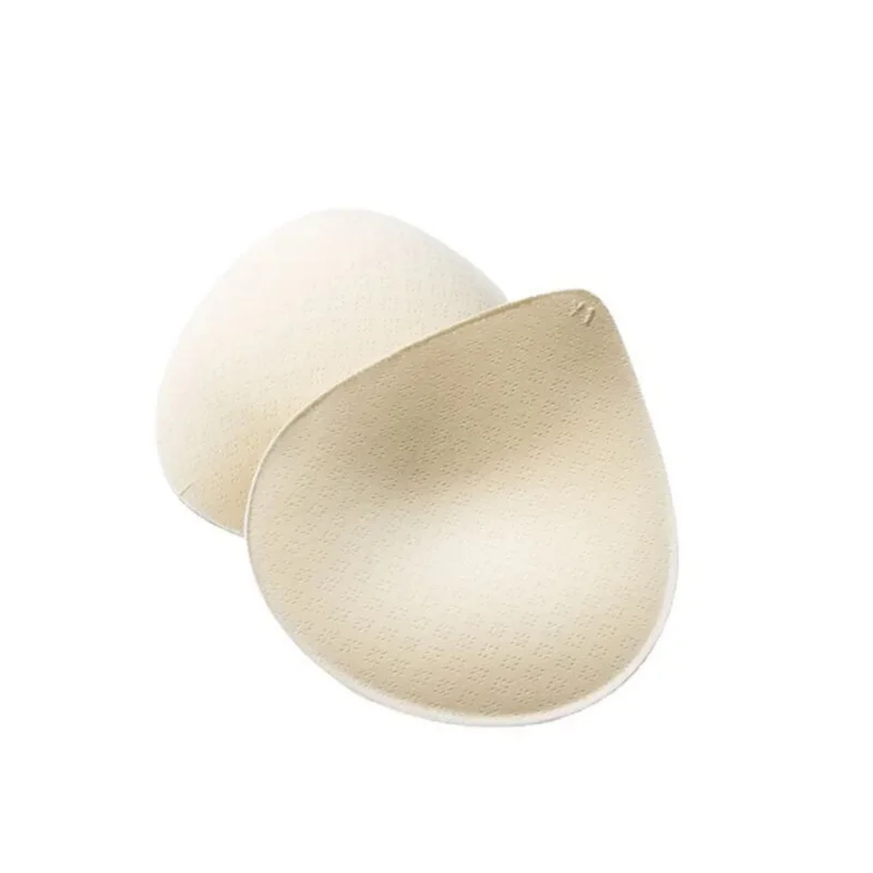 2PCS Thick Latex Bra Pads Push Up Breast Enhancer Removeable Bra Padding Inserts Cups For Swimsuit Bikini Padding