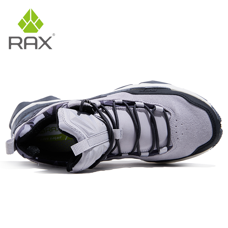 Rax Wanderschuhe für Herren, wasserdichte Trekkingschuhe, leichte, atmungsaktive Outdoor-Sport-Sneaker für Herren, Kletter-Lederschuhe
